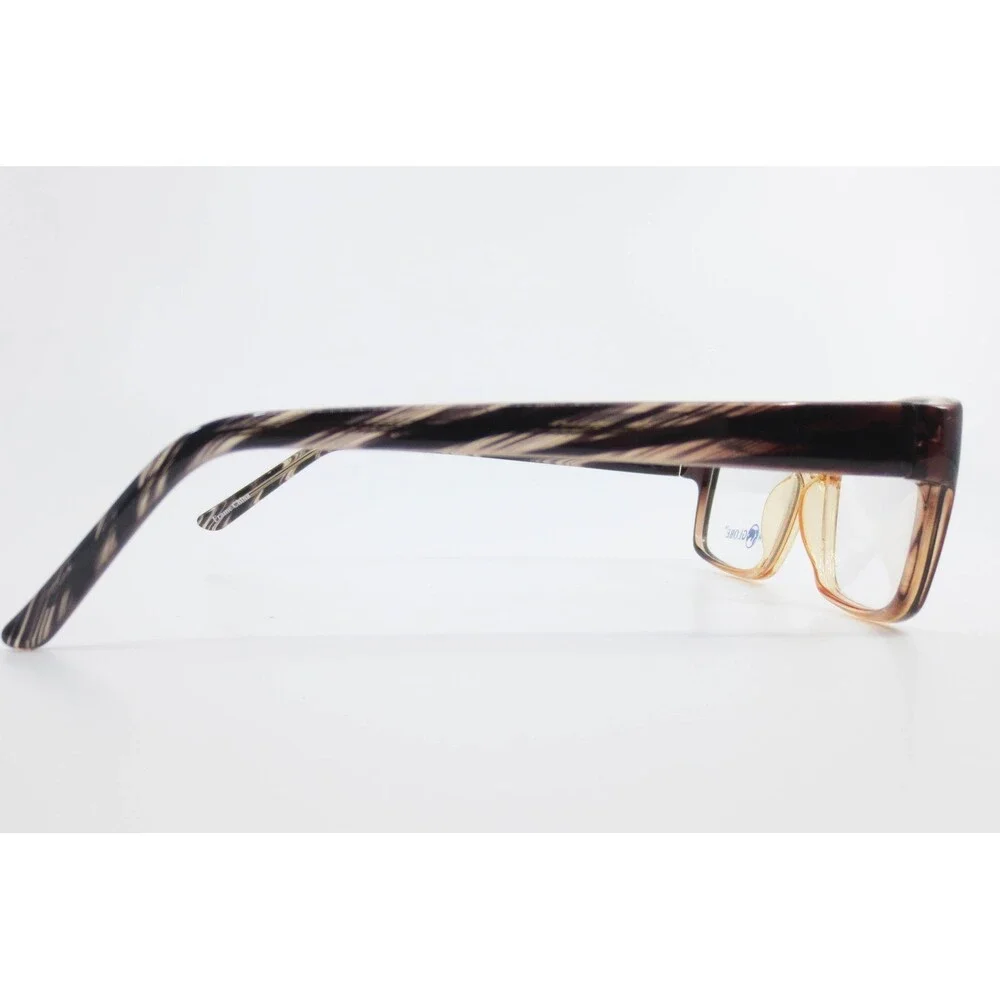 New Globe M428 Eyeglasses Brown Crystal Rectangular Frames 55-15-140 M428 38468